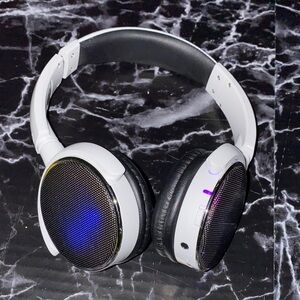 Wireless Over-Ear Headphones - White and Black